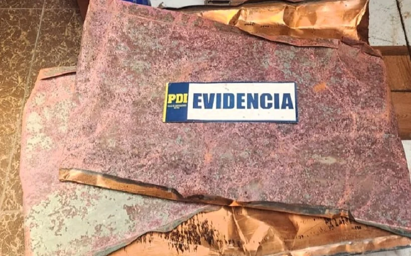PDI recuperó cobre avaluado en más de $7 millones perteneciente a la Catedral San Marcos de Arica  